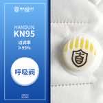 漢盾 HD9521V 折疊式KN95口罩（耳帶式，帶呼吸閥，獨(dú)立裝）